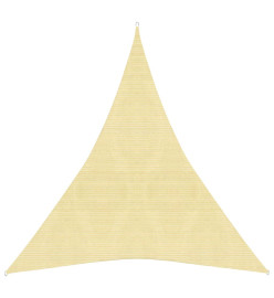 Voile d'ombrage 160 g/m² Beige 5x7x7 m PEHD