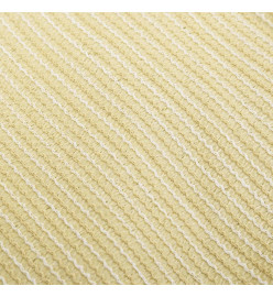 Voile d'ombrage 160 g/m² Beige 5x7x7 m PEHD