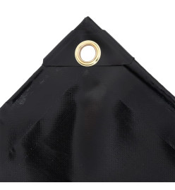 Bâche de protection 650 g/m² 3x3 m Noir