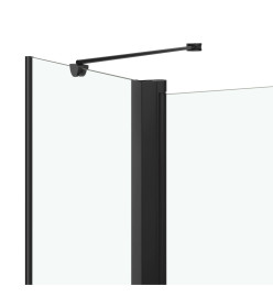 Cabine de douche pliante ESG 120x68x130 cm noir