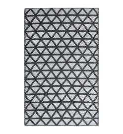 Tapis d'extérieur Noir 140x200 cm PP