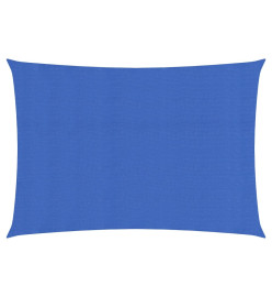 Voile d'ombrage 160 g/m² Bleu 2,5x4 m PEHD