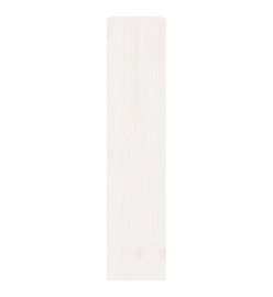 Cache-radiateur Blanc 79,5x19x84 cm Bois massif de pin