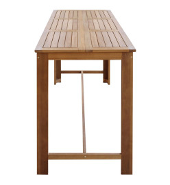 Table de bar Bois d'acacia solide 150 x 70 x 105 cm