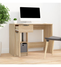 Bureau Chêne sonoma 100x50x75 cm Bois d'ingénierie