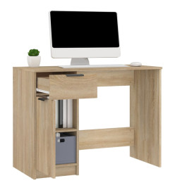 Bureau Chêne sonoma 100x50x75 cm Bois d'ingénierie