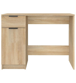 Bureau Chêne sonoma 100x50x75 cm Bois d'ingénierie