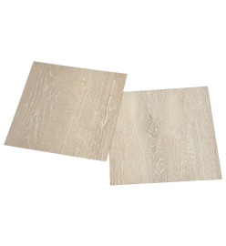 Planches de plancher autoadhésives 20 pcs PVC 1,86 m² Beige