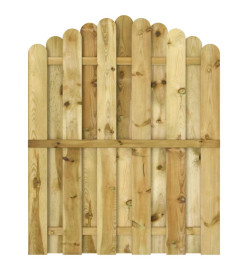 Portail de jardin Bois de pin imprégné 100x125 cm