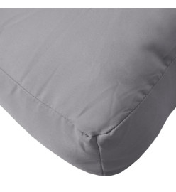 Coussin de palette gris tissu oxford