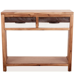 Table console Bois d'acacia massif 86 x 30 x 75 cm