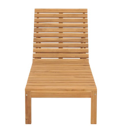 Chaise longue Bois de teck solide