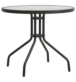 Table de bistro Anthracite Ø80x71 cm Acier