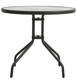 Table de bistro Anthracite Ø80x71 cm Acier