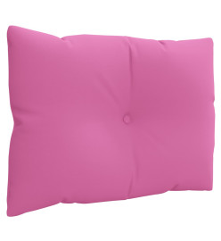 Coussins de palette 3 pcs rose tissu Oxford