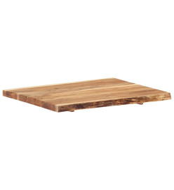 Dessus de table Bois d'acacia massif 80x(50-60)x3,8 cm