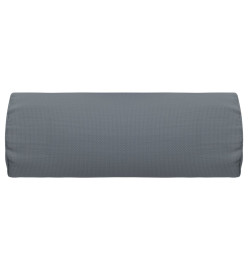 Appui-tête de chaise longue Gris 40x7,5x15 cm Textilène