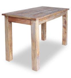 Table de salle à manger Bois de récupération 120 x 60 x 77 cm