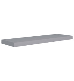 Étagère murale flottante Gris 80x23,5x3,8 cm MDF