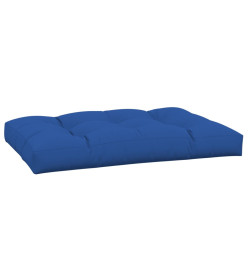 Coussin de palette bleu royal 120x80x12 cm tissu