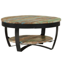 Table basse Bois massif de récupération 65 x 32 cm