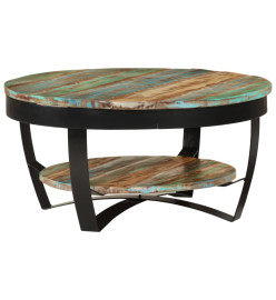 Table basse Bois massif de récupération 65 x 32 cm