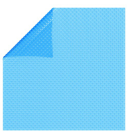 Bâche de piscine rectangulaire 260 x 160 cm PE Bleu