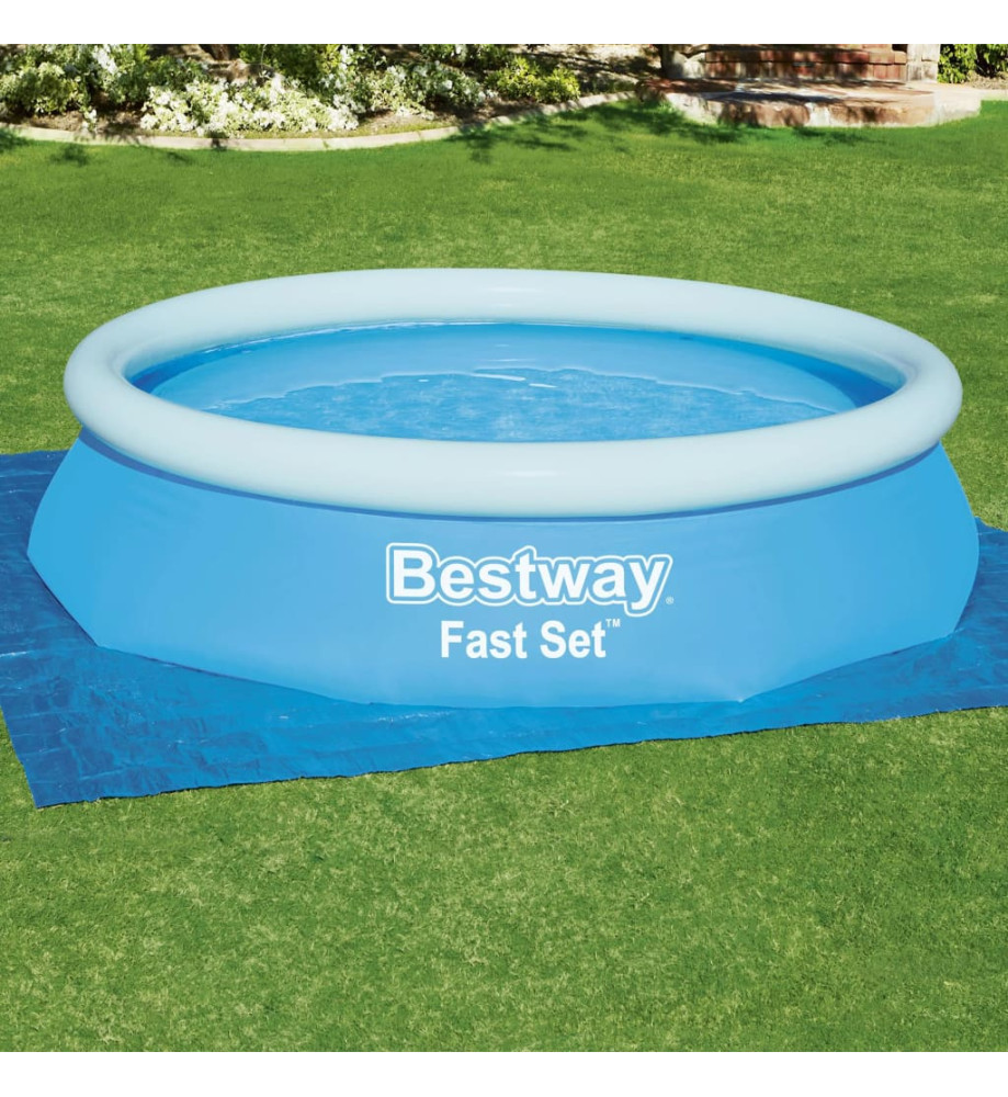 Bestway Tapis de sol pour piscine Flowclear 335x335 cm