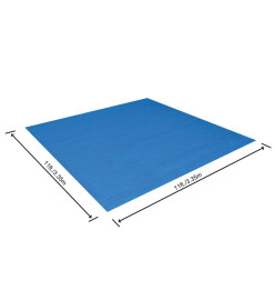 Bestway Tapis de sol pour piscine Flowclear 335x335 cm