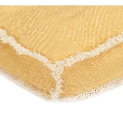 Coussin de canapé palette Jaune 73x40x7 cm