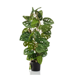 Emerald Monstera artificiel Monkey 75 cm en pot