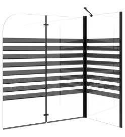 Cabine de douche à rayures 120x68x130 cm Verre trempé