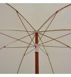 Parasol avec mât en acier 180 cm Sable