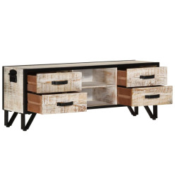 Meuble TV 110x30x41 cm Bois d'acacia massif