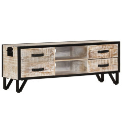 Meuble TV 110x30x41 cm Bois d'acacia massif