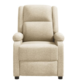 Fauteuil de massage Crème Tissu