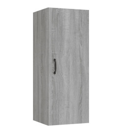 Armoire murale Sonoma gris 34,5x34x90 cm Bois d'ingénierie