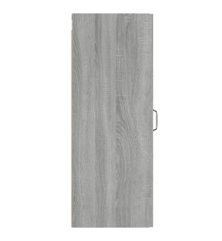 Armoire murale Sonoma gris 34,5x34x90 cm Bois d'ingénierie