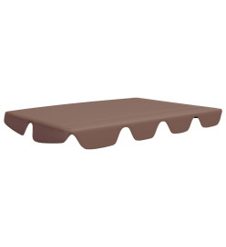 Toit de rechange de balançoire Marron 150/130x70/105cm 270 g/m²