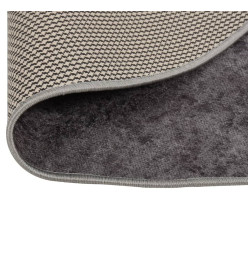 Tapis lavable antidérapant φ120 cm Gris