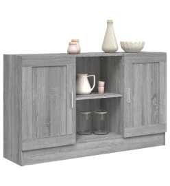 Buffet Sonoma gris 120x30,5x70 cm Bois d'ingénierie