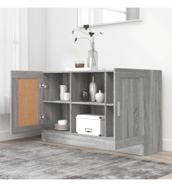 Buffet Sonoma gris 120x30,5x70 cm Bois d'ingénierie