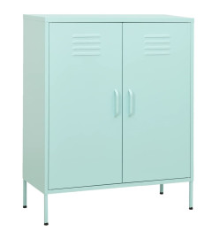 Armoire de rangement Vert menthe 80x35x101,5 cm Acier