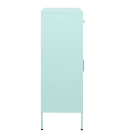 Armoire de rangement Vert menthe 80x35x101,5 cm Acier