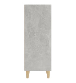 Buffet Gris béton 34,5x32,5x90 cm Bois d'ingénierie