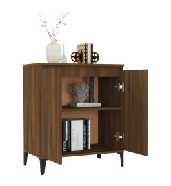 Buffet Chêne marron 60x35x70 cm Bois d'ingénierie