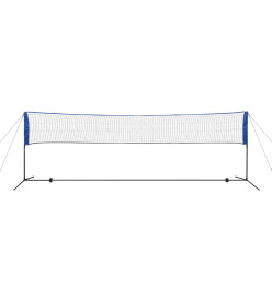 Filet de badminton avec volants 500 x 155 cm