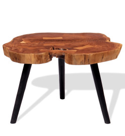 Table basse Bois d'acacia massif (55-60) x 40 cm