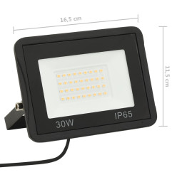 Projecteurs à LED 2 pcs 30 W Blanc froid