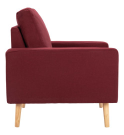 Fauteuil Rouge bordeaux Tissu